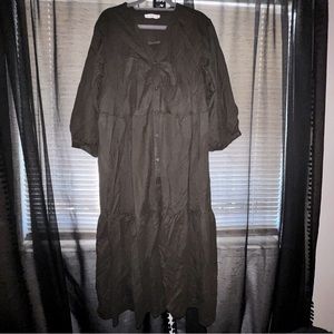 Mango Black Maxi Dress NWOT